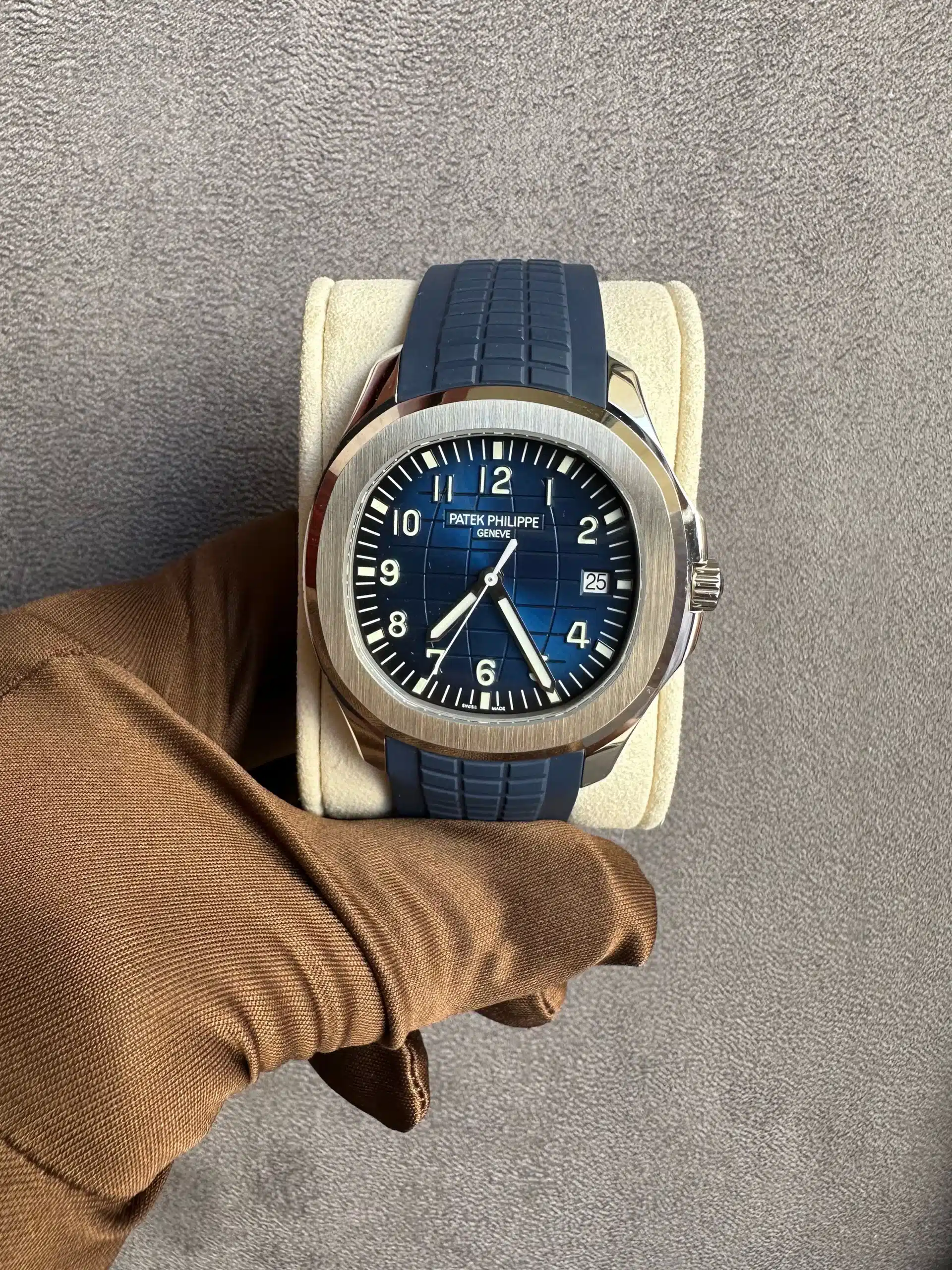 Patek Philippe Aquanaut Blue White Gold