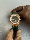 Audemars Piguet Royal Oak Chronograph Green Dial Full Rose Gold